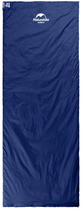 Спальник сверхлегкий Naturehike LW180 NH21MSD04 левый, (15°C), p-p М темно-голубой (6927595788165-L)