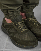 Тактические мужские кроссовки из натуральной кожи летние 44р олива (14576) - изображение 3