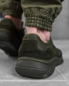 Тактические мужские кроссовки из натуральной кожи летние 46р олива (14576) - изображение 5