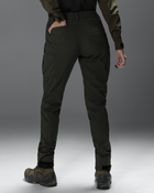 Жіночі брюки карго тактичні BEZET Капелан хакі - S - зображення 2