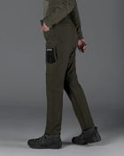Зимові брюки карго тактичні Softshell BEZET Ешелон хакі - зображення 2