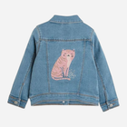 Дитяча джинсова куртка для дівчинки Cool Club CJG2411440 92 см Блакитна (5903977186478) - зображення 2
