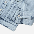 Jeansowa kurtka dziecięca dla dziewczynki Cool Club CJG2412207 110 cm Niebieska (5903977252340) - obraz 4