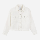 Підліткова джинсова куртка для дівчинки Cool Club CJG2422096 152 см Біла (5903977252500) - зображення 1