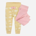 Набір дитячих штанців 2 шт для дівчинки Cool Club CNG2402640-00 56 см Різнокольоровий (5903977268532) - зображення 1