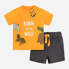 Дитячий літний костюм (футболка + шорти) для хлопчика Cool Club CCB2402517-00 68 см Різнокольоровий (5903977297730) - зображення 1