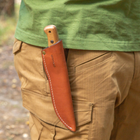 Туристический Нож из Углеродистой Стали с ножнами B1 CSH BPS Knives - Нож для рыбалки, охоты, походов, пикника - изображение 6