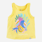 Koszulka na ramiączkach dziecięca dla dziewczynki Cool Club CCG2413326 122 cm Żółta (5903977342928) - obraz 1