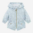 Дитяча демісезонна куртка-парка для дівчинки Cool Club COG2402288 104 см Блакитна (5903977254917) - зображення 1