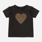 Дитяча футболка для дівчинки Cool Club CCG2401239 92 см Графітова (5903977182739) - зображення 1