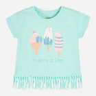 Дитяча футболка для дівчинки Cool Club CCG2413270 116 см Світло-блакитна (5903977352293) - зображення 1