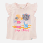 Дитяча футболка для дівчинки Cool Club CCG2413388 128 см Світло-рожева (5903977343796) - зображення 3