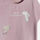 Koszulka dziecięca dla dziewczynki Cool Club CCG2410671 122 cm Fioletowa (5903977158512) - obraz 2