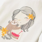 Koszulka dziecięca dla dziewczynki Cool Club CCG2412610 110 cm Ecru (5903977309020) - obraz 4