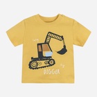 Дитяча футболка для хлопчика Cool Club CCB2400207 80 см Жовта (5903977149428) - зображення 2