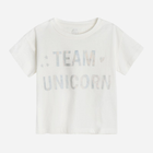 Koszulka dziecięca dla dziewczynki Cool Club CCG2312253 104 cm Biała (5903977048707) - obraz 1