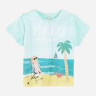 Дитяча футболка для дівчинки Cool Club CCG2413384 122 см Бірюзова (5903977343628) - зображення 1