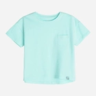 Koszulka dziecięca dla dziewczynki Cool Club CCG2410825 128 cm Turkusowa (5903977177391) - obraz 4