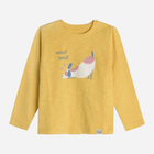 Koszulka z długimi rękawami dziecięca dla dziewczyki Cool Club CCG2410329 110 cm Żółta (5903977145819) - obraz 1
