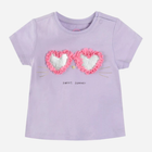 Дитяча футболка для дівчинки Cool Club CCG2402158 68 см Світло-фіолетова (5903977258496) - зображення 1