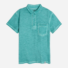 Підліткова футболка-поло для хлопчика Cool Club CCB2420496 152 см Бірюзова (5903977138019) - зображення 1