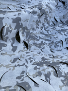 Сетка бесшумная маскировочная камуфляжная ТМ GERC 7х8 м зима (SMW-2_23 7/8) - изображение 9