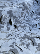 Сітка безшумна маскувальна камуфляжна ТМ GERC 3х10 м зима (SMW-2_23 3/10) - зображення 9