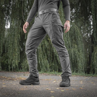 Тактичні штани M-Tac Conquistador Gen I Flex Dark Grey з місцем під вставки-наколінники Розмір 36/34 - зображення 4