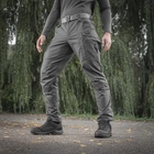 Тактичні штани M-Tac Conquistador Gen I Flex Dark Grey з місцем під вставки-наколінники Розмір 28/30 - зображення 4