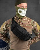 Мужская тактическая сумка на пояс black Вт7591 - изображение 1