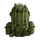 Рюкзак тактический +3 подсумка AOKALI Outdoor B08 75L Green - изображение 2