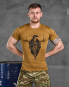 Тактическая потоотводящая футболка odin кайот madonna 0 M - изображение 1