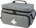 Аптечка, Якісна сумка-органайзер для медикаментів Велика Сіра ( код: IBH052S ) - зображення 1