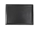 Блюдо прямоугольное Black Porland для подачи фарфор 270х210 мм 358827/Bl