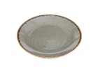 Тарелка Dark Grey Porland мелкая фарфоровая круглая 240мм 187624/DG