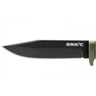 Нож Cold Steel SRK Compact SK-5 с Чехлом (49LCKD) Зеленый - изображение 10