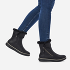 Жіночі зимові черевики Rieker RIEZ4281-00 37 Чорні (4060596809070) - зображення 8