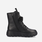 Жіночі зимові черевики високі Rieker RIEY3501-00 39 Чорні (4061811004843) - зображення 3