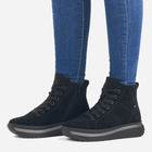 Жіночі зимові черевики низькі Rieker REVW0960-00 41 Чорні (4061811127863) - зображення 9