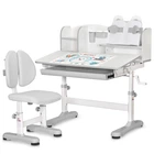 Комплект мебели Mealux BD-29 Panda XL стол + стульчик + полка Grey (BD-29 G)