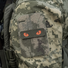 M-Tac нашивка Cat Eyes Laser Cut Ranger Green/Red/GID - зображення 12