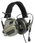 Активні навушники Earmor M32 Green з мікрофоном - зображення 1