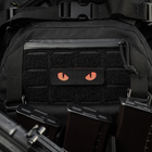 M-Tac нашивка Cat Eyes Laser Cut Black/Red/GID - зображення 6