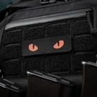 M-Tac нашивка Cat Eyes Laser Cut Black/Red/GID - зображення 7