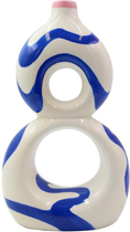 Wazon Que Rico Carlota Spanish Swirls 29.5 cm Blue / White (148-00904)