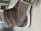 Ботинки мужские трекинговые Lowa Explorer Gtx Mid 44 р, Grey/ flame (серый/оранжевый), туристические ботинки - изображение 6