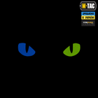 Нашивка M-Tac Cat Eyes Laser Cut Black/Yellow/Blue/GID - изображение 3