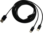 Кабель SteelPlay Dual Play and Charge Xbox Series X чорний (JVAXBSX00001) - зображення 1