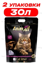 Наполнитель для котов cиликагелевый AnimAll Deluxe 15 Л упаковка 2 ШТ