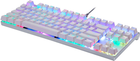 Клавіатура дротова Motospeed CK101 RGB Біла (6953460597358) - зображення 2